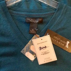 Baruffa Merino V-Neck Sweater Bloomingdales NEW